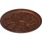 Ekena Millwork Kaya Ceiling Medallion (Fits Canopies up to 5 1/4"), Hand-Painted Copper Penny, 23 5/8"OD x 1 1/2"P CM23KACPS - alternate 4